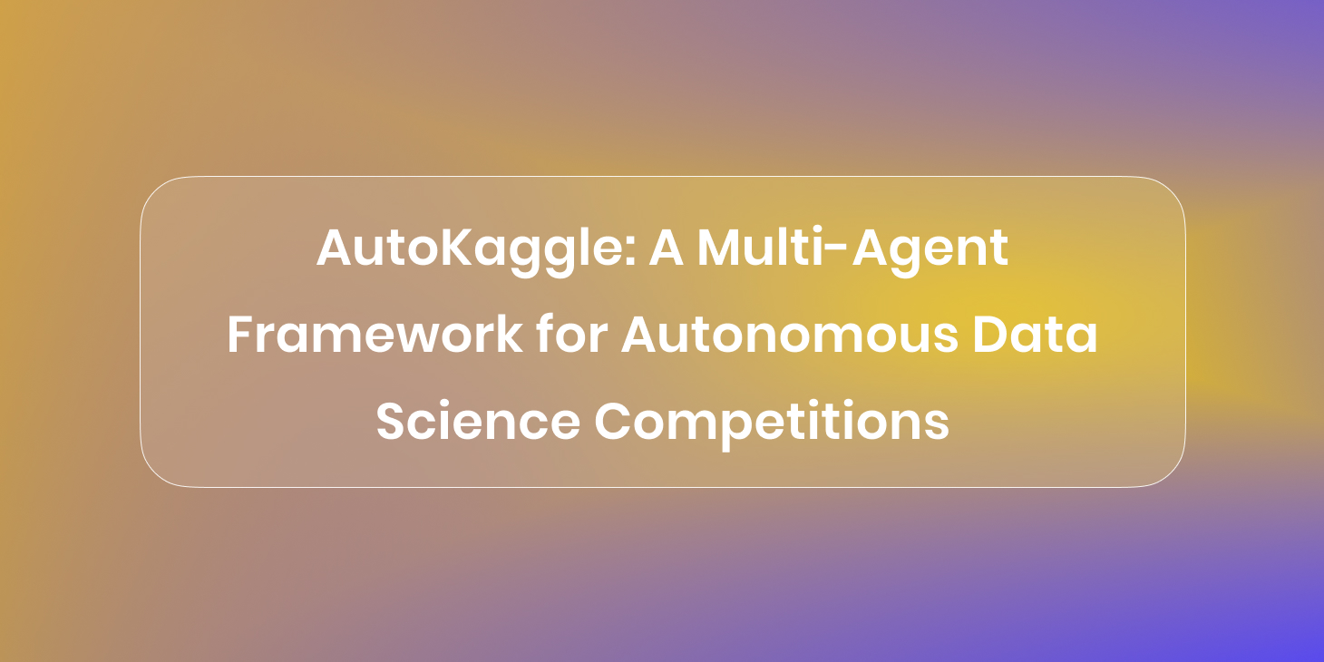 AutoKaggle: A Multi-Agent Framework for Autonomous Data Science Competitions